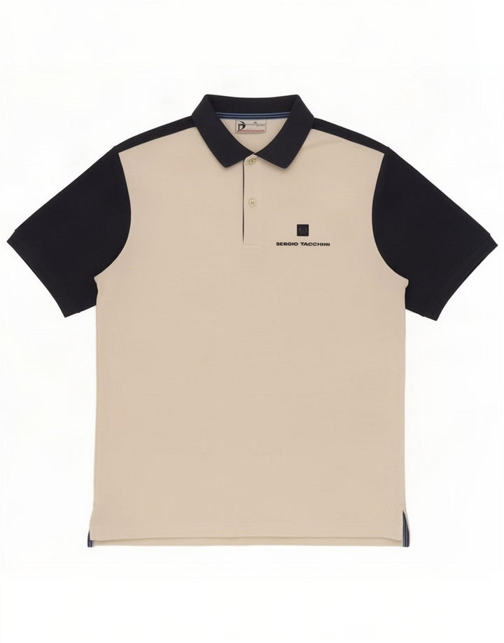 Sergio Tacchini muška polo majica Large White Colourblock