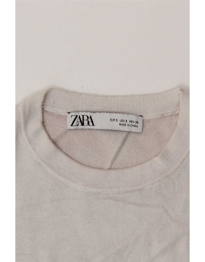 Zara ženski prsluk UK 8 Small White