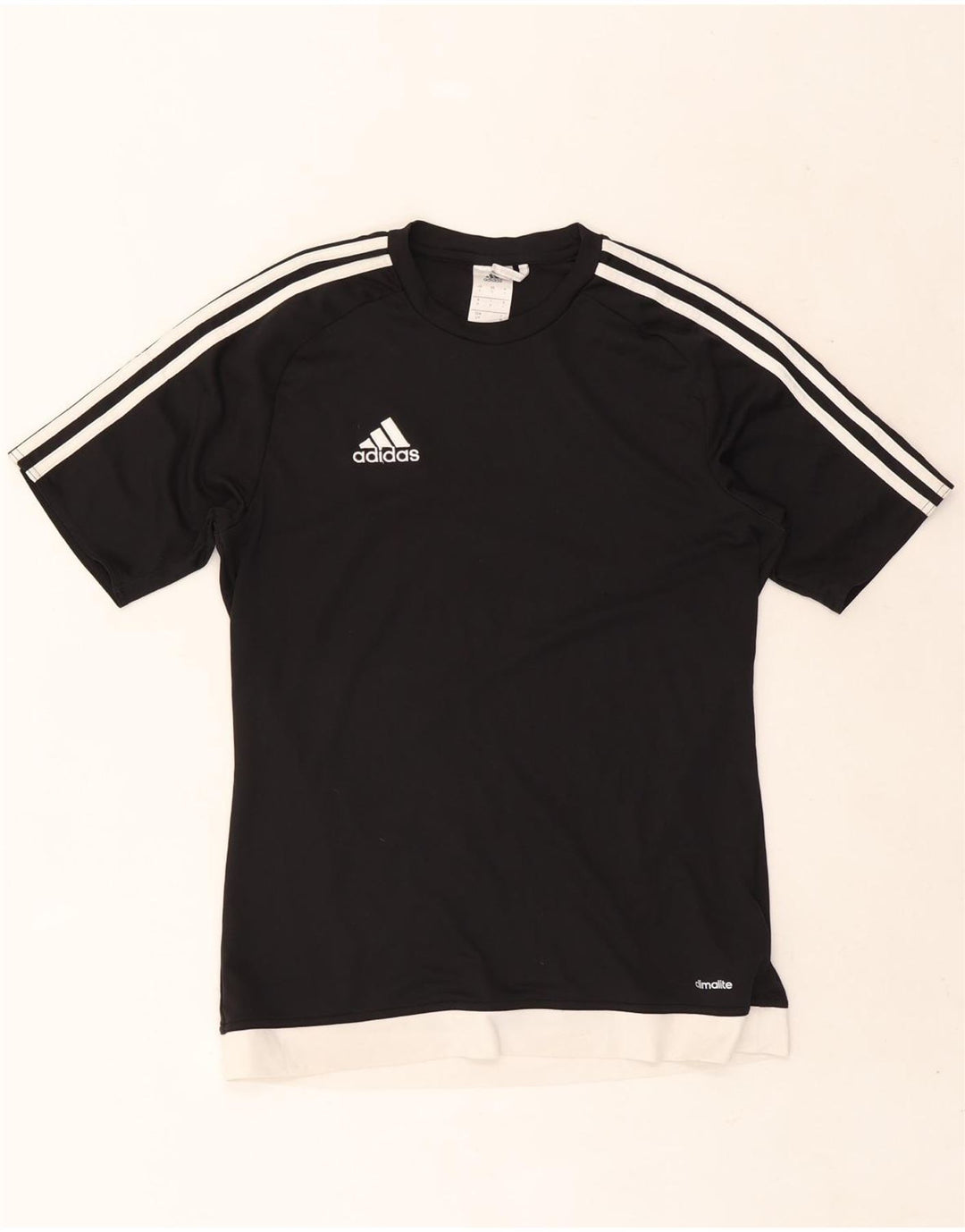 Adidas muška majica Climalite, mali crni poliester u boji