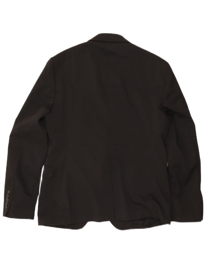 Zara muška jakna sa 2 gumba IT 54 2XL crni poliester
