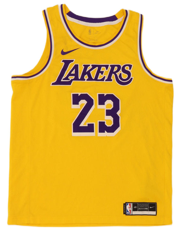 Veliki žuti poliesterski prsluk Nike Lakers Graphic