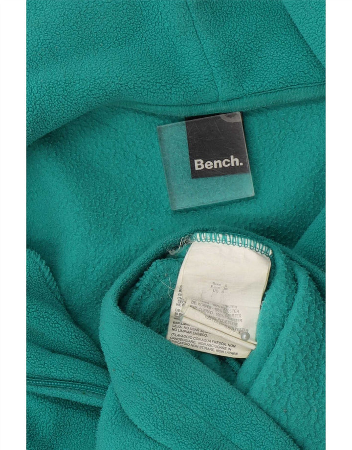 Bench Ženska grafička flis jakna UK 10 Mali zeleni poliester