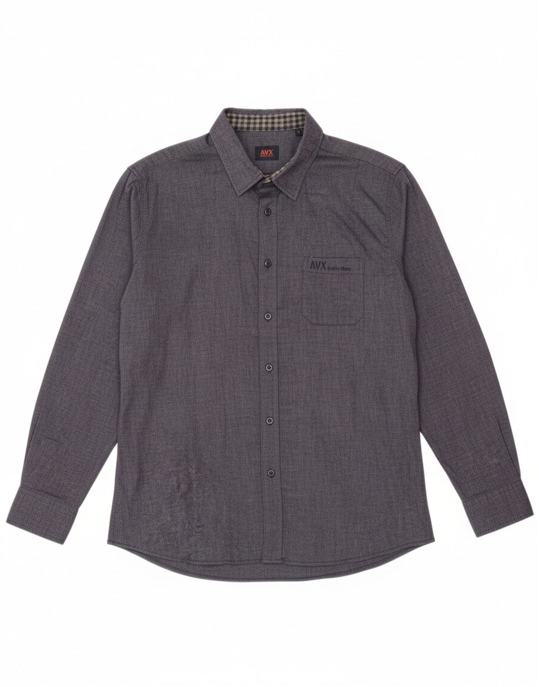 AVIREX Mens Shirt Medium Blue Cotton