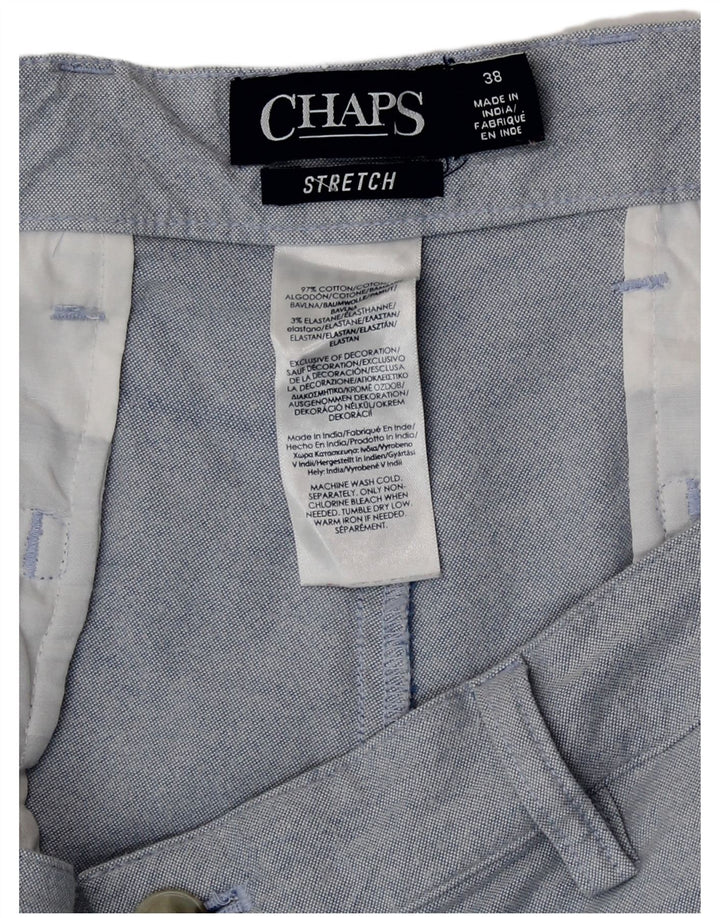 Chaps muške chino kratke hlače W38 XL plavi pamuk