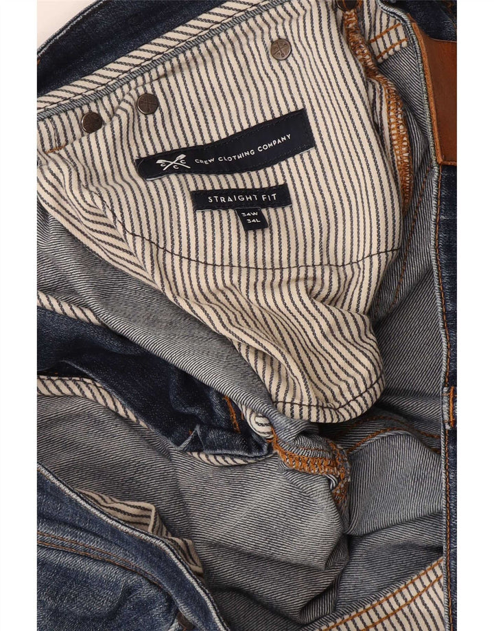 Crew Clothing Muške ravne traperice W34 L34 Plave
