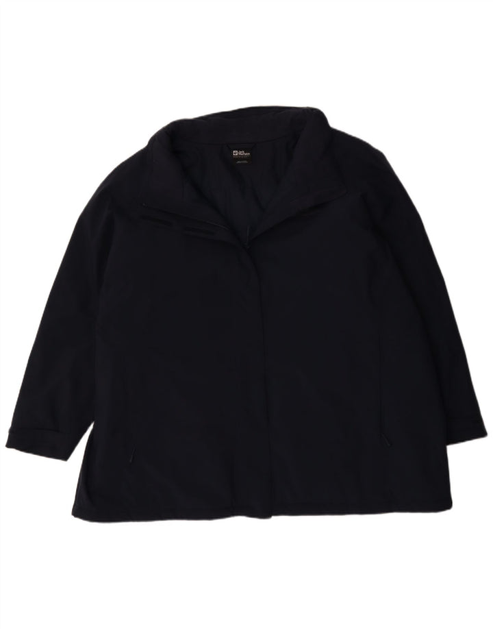 Jack Wolfskin muška podstavljena jakna UK 30 6XL tamnoplavi poliester