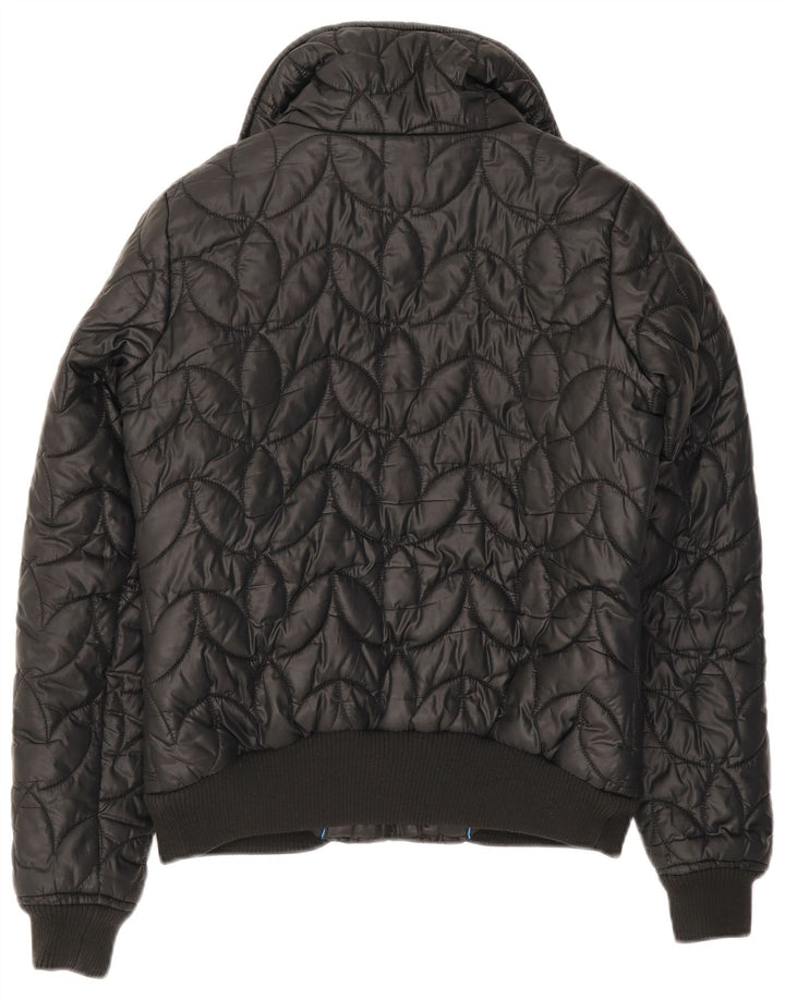 Adidas ženska bomber podstavljena jakna UK 12 srednji crni poliester