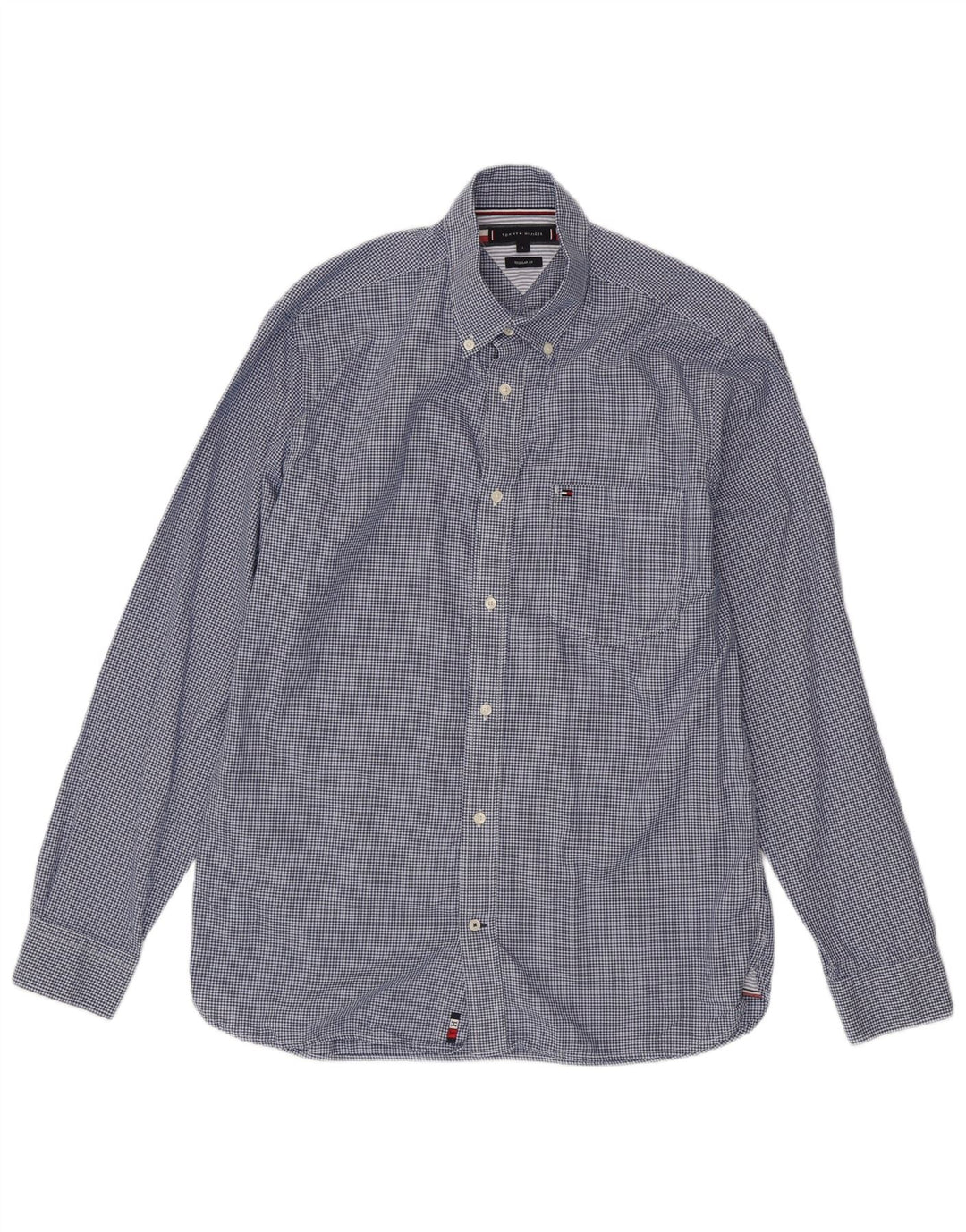 Tommy Hilfiger muška košulja Large Blue Gingham pamuk