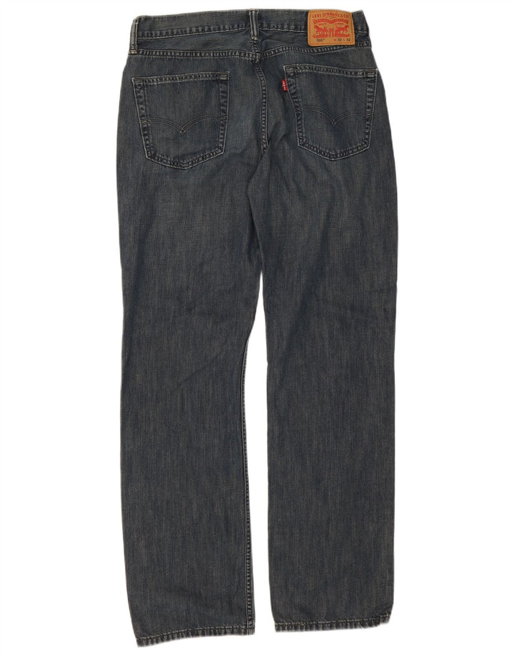 Levi's muške 514 ravne traperice W32 L32 plavi pamuk