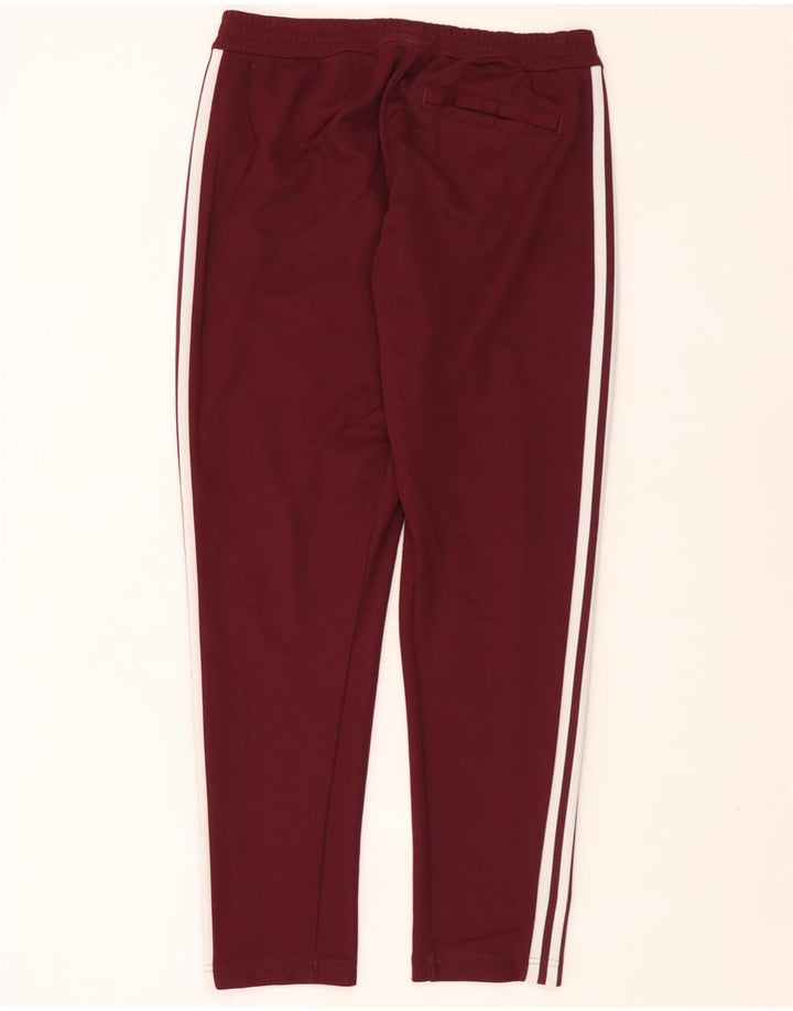 Adidas muške trenirke, srednje pamučne bordo boje