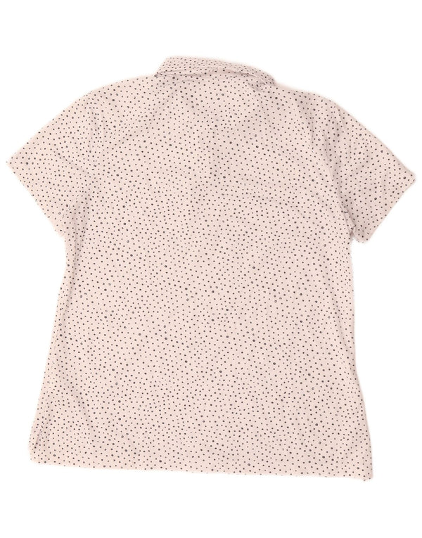 Ženska polo majica Nike Dri Fit UK 16 Poliester s velikim bijelim točkicama