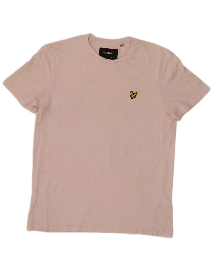 LYLE & SCOTT Muška majica kratkih rukava Srednje ružičasti pamuk