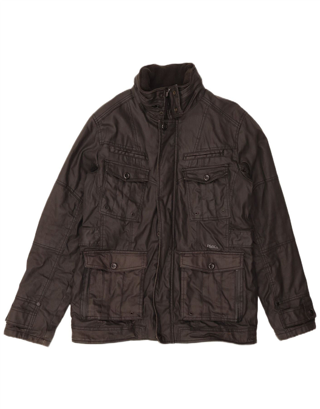 PULL & BEAR muška pomoćna jakna UK 42 XL crna