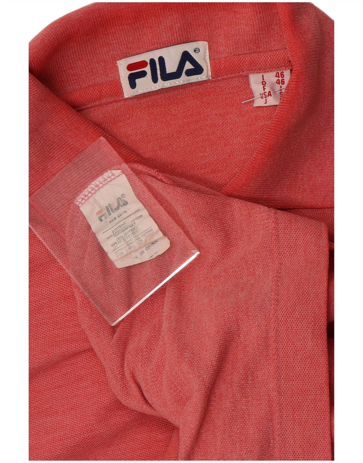 Fila Muška polo majica IT 46 Mala crvena pamuk
