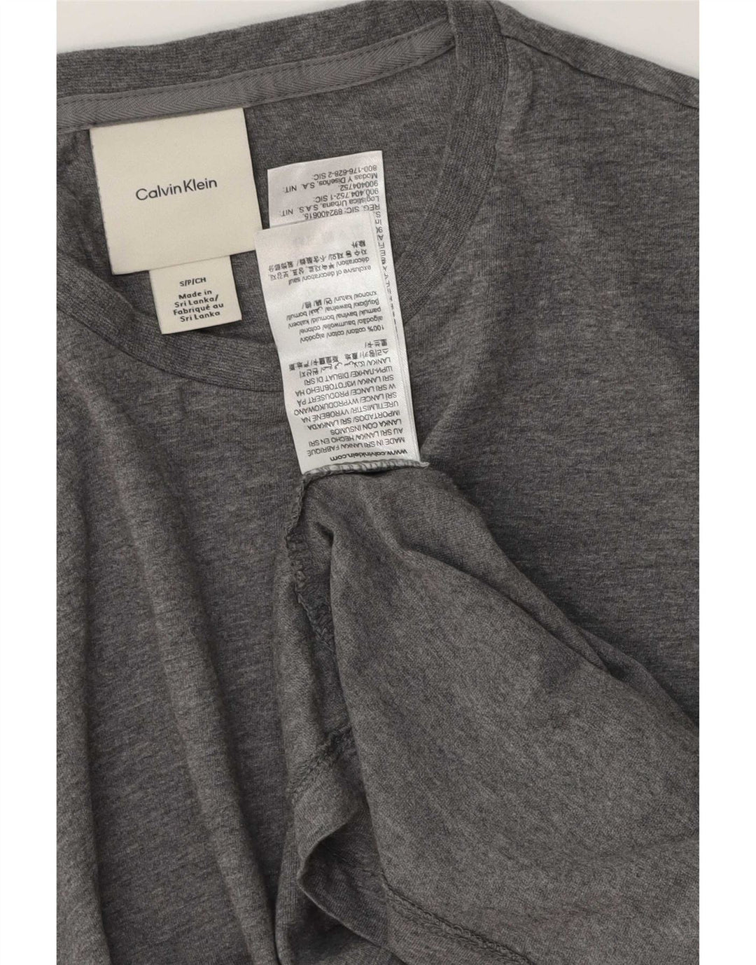 Calvin Klein muška majica kratkih rukava, mali sivi pamuk