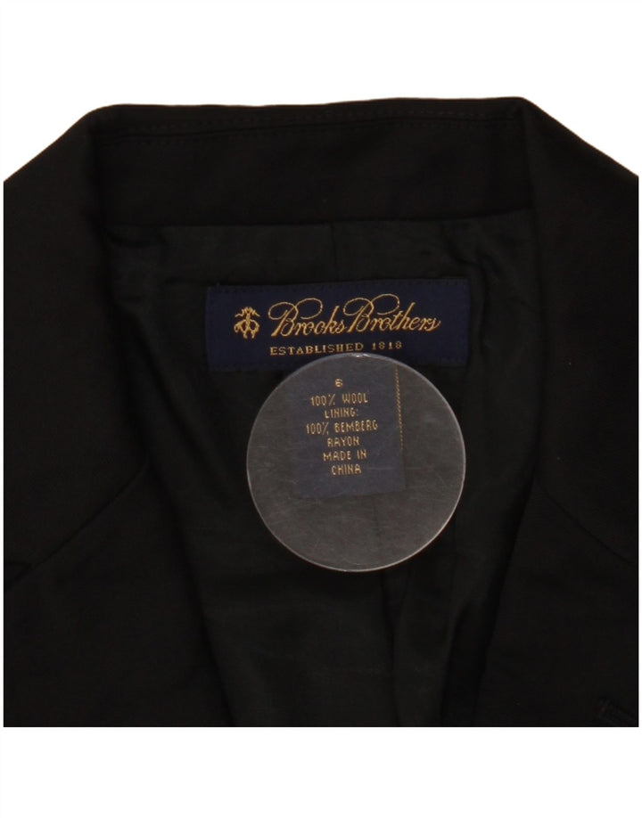 BROOKS BROTHERS Ženska jakna sa 2 gumba US 6 srednje crne vune