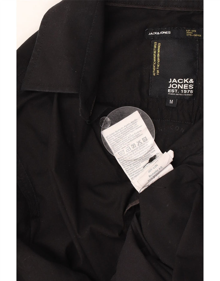 Jack & Jones muška košulja Srednje crni pamuk