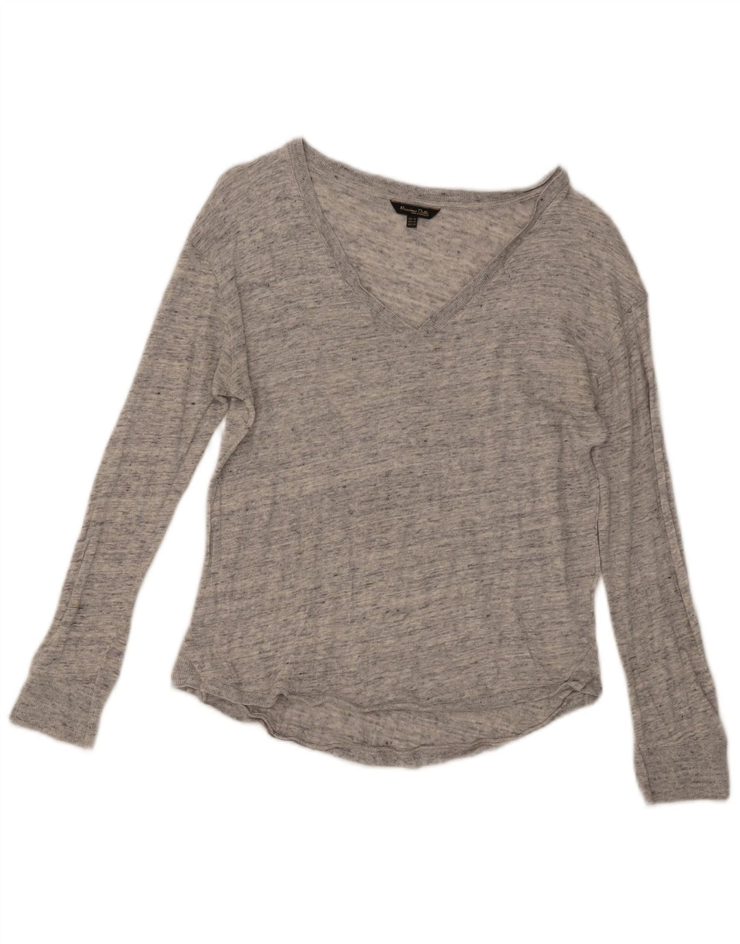 Ženska majica dugih rukava Massimo Dutti UK 12 srednje sive mrlje