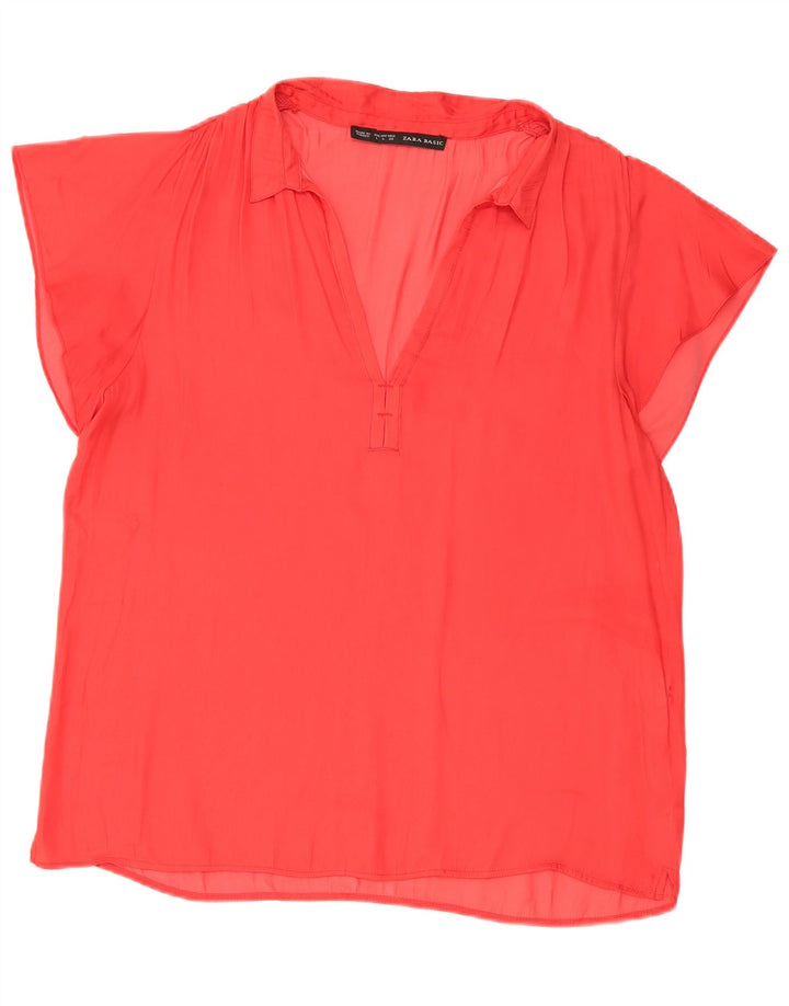 Zara ženski gornji dio bluze UK 16 Large Red