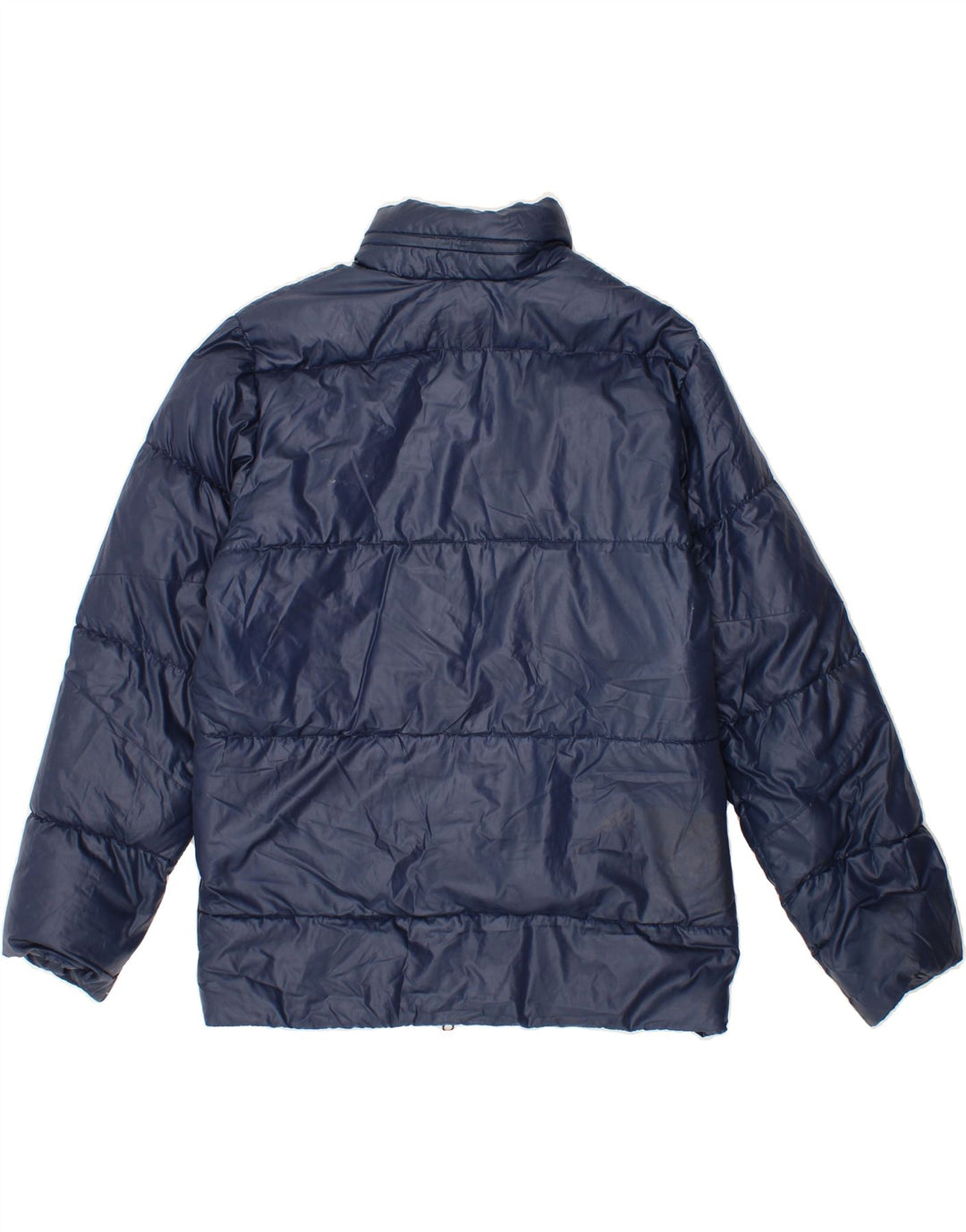 NIKE Womens Padded Jacket UK 10/12 Medium Navy Blue Polyester Vintage Nike and Second-Hand Nike from Messina Hembry 