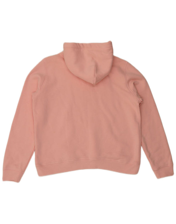 Jack Wills Ženska prekomjerna majica s kapuljačom s kapuljačom UK 16 velika, ružičasti pamuk