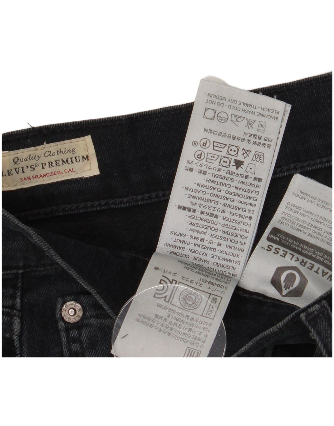 Levi's muške 511 uske traperice W34 L34 tamnoplavi pamuk