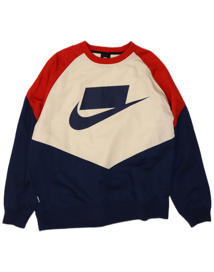 Nike muški džemper s grafičkim motivima, veliki raznobojni najlon u boji
