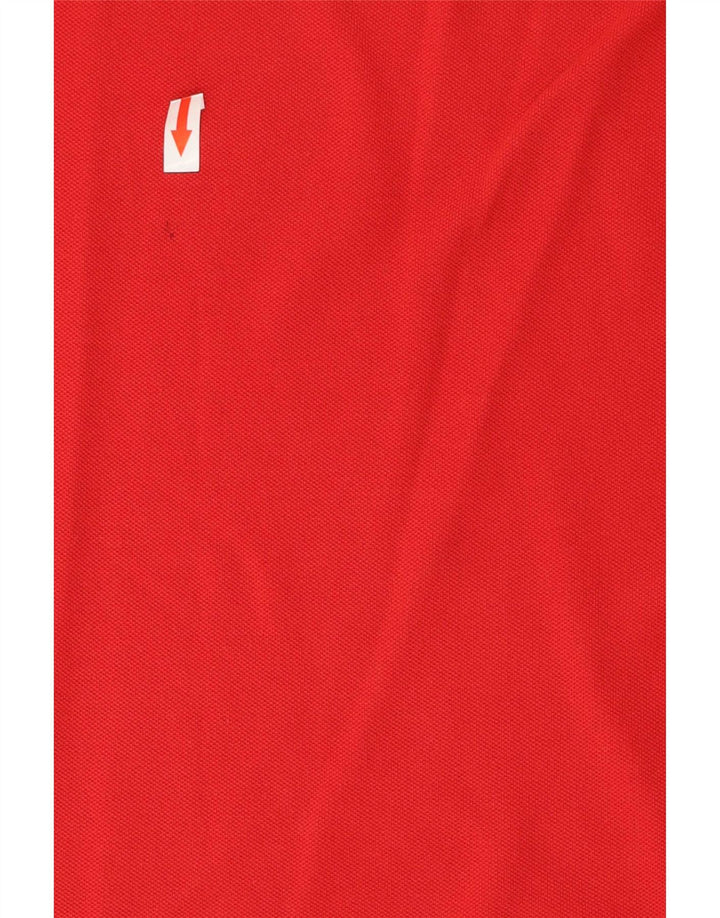 Puma muška polo majica srednje crvene pamučne boje