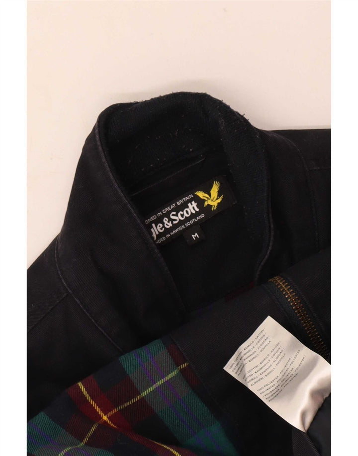 Muška bomber jakna Lyle & Scott UK 38 Srednje tamnoplavi pamuk