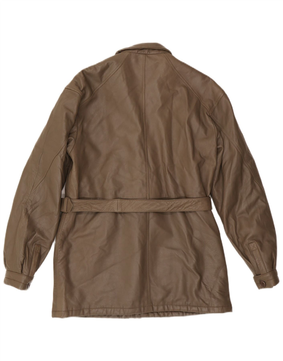 VINTAGE muška kožna jakna IT 48 Srednje smeđa koža