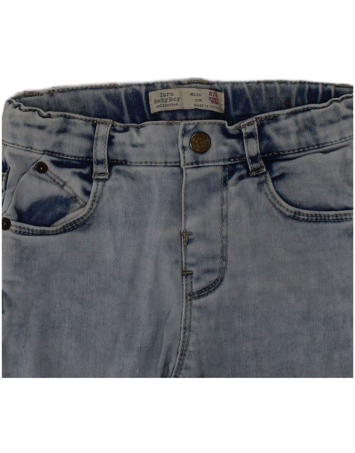 Zara Boys Slim Jeans 2-3 Years W20 L13 Plavi pamuk