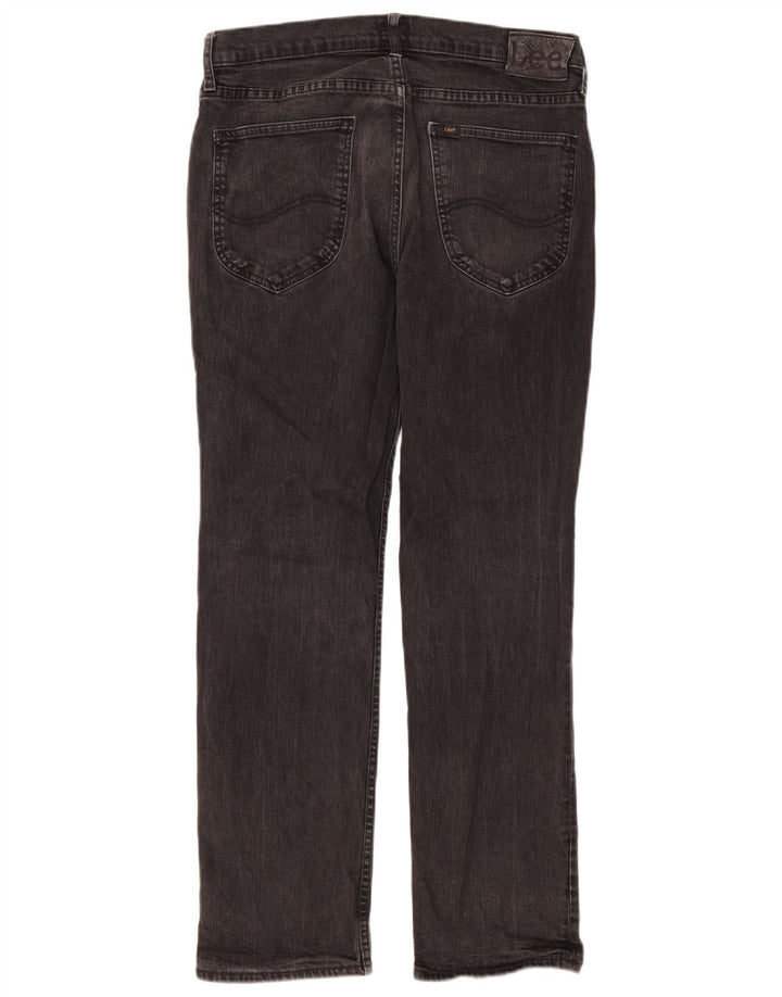Lee Mens Blake Straight Jeans W33 L30 Sivi pamuk