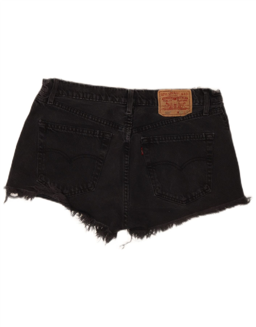 Levi's ženske kratke traper hlače 505 W30 srednje sive
