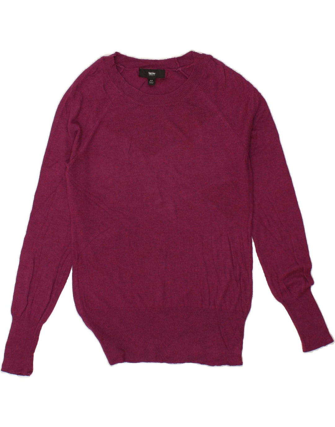 MOSSIMO Womens Boat Neck Jumper Sweater UK 12 Medium Purple Nylon Vintage Mossimo and Second-Hand Mossimo from Messina Hembry 