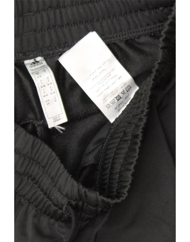 ADIDAS Womens Graphic Tracksuit Trousers UK 8/10 Small  Black Polyester Vintage Adidas and Second-Hand Adidas from Messina Hembry 