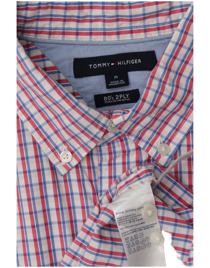 TOMMY HILFIGER Muška dvoslojna košulja iz 80-ih srednje raznobojna karirana pamuk
