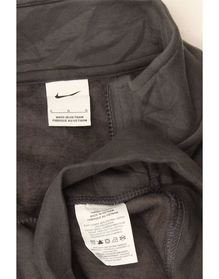 Nike muška majica s izrezom i velikim sivim pamukom