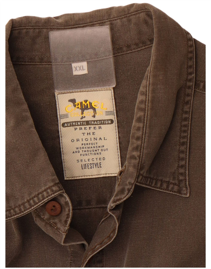 CAMEL ACTIVE muška košulja 2XL smeđa