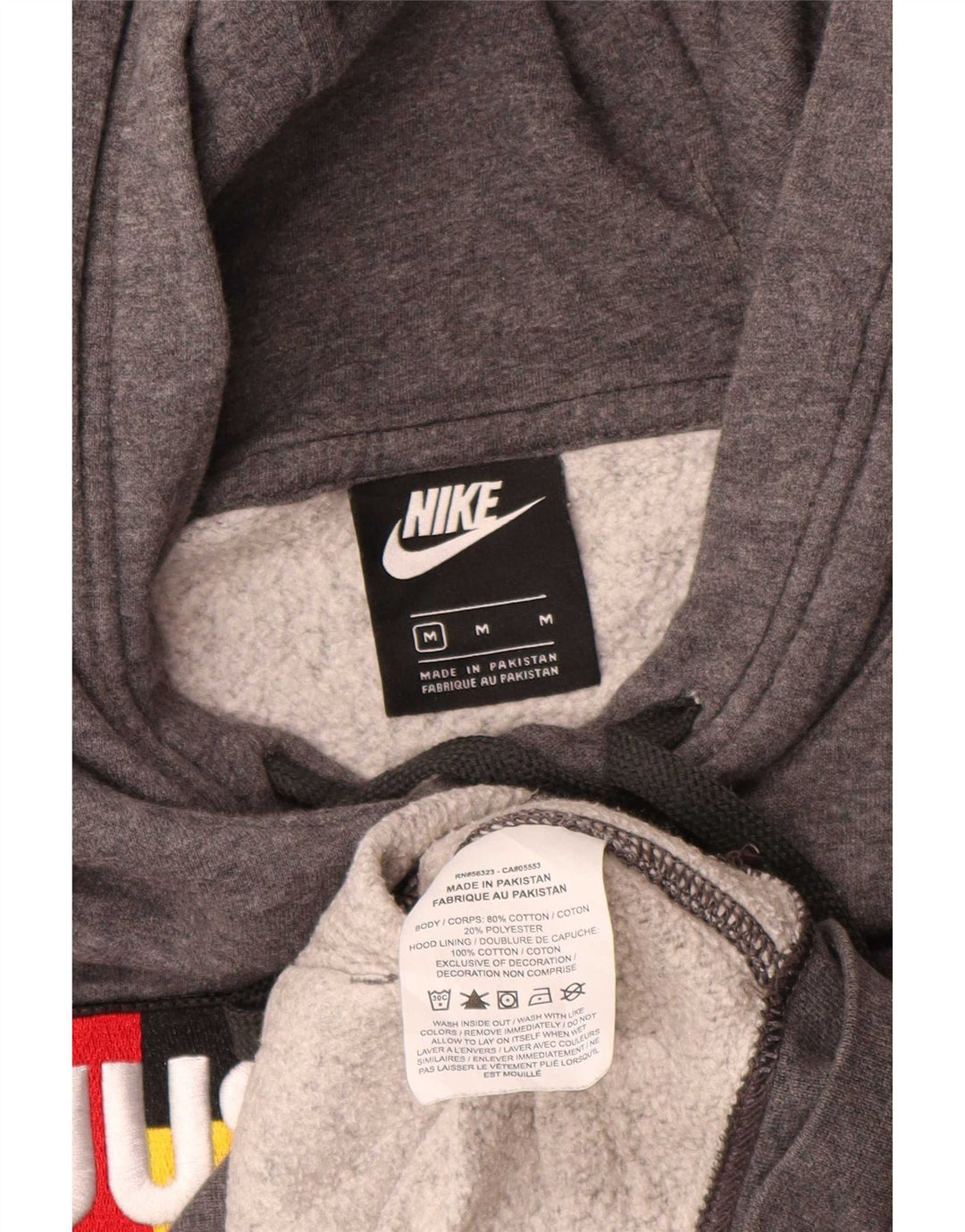 Nike muška majica s kapuljačom s kapuljačom, srednje sivi pamuk