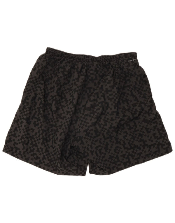 Nike Mens Dri Fit Sport Shorts Large  Black Geometric Polyester