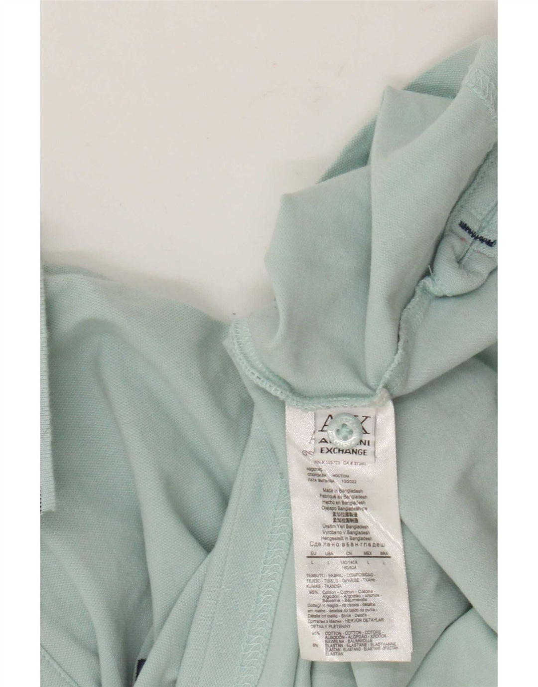 Armani Exchange muška polo majica Large Blue Pamuk