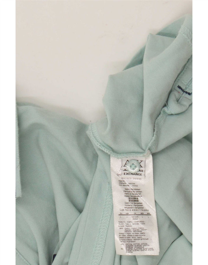 Armani Exchange muška polo majica Large Blue Pamuk