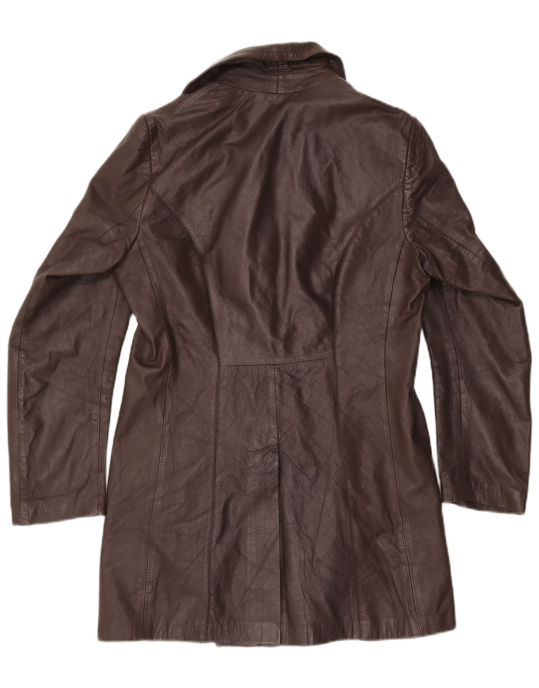 VINTAGE ženski kožni kaput IT 50 XL smeđi