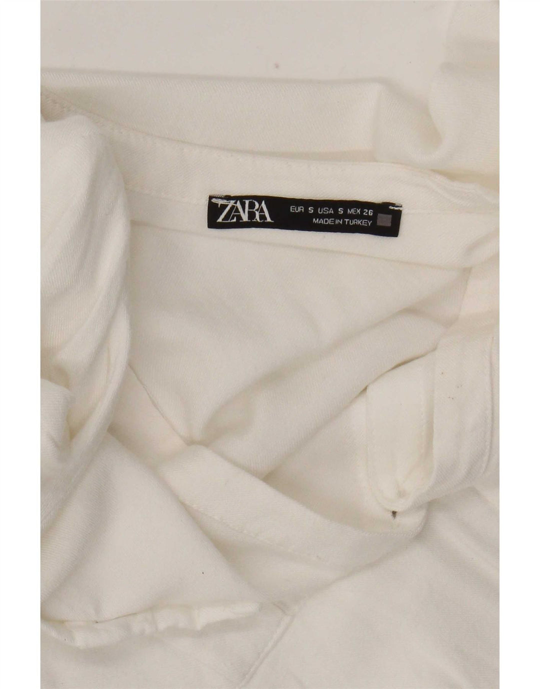 Zara ženska košulja bluza UK 10 Mala bijela