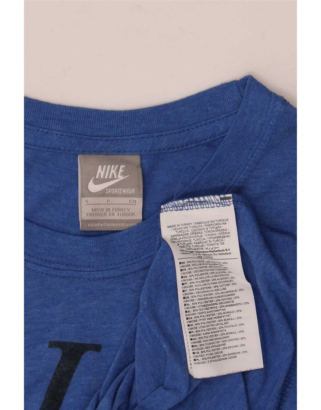 Nike muška majica s grafičkim motivima, mali plavi poliester