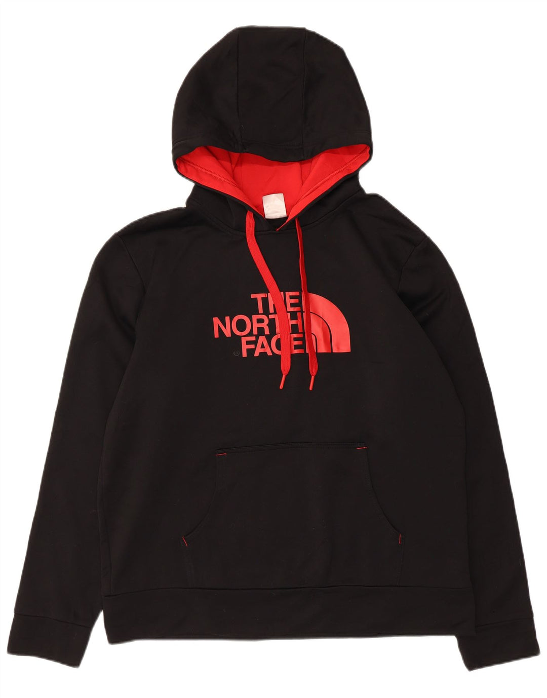 The North Face muška majica s kapuljačom s kapuljačom, veliki crni poliester