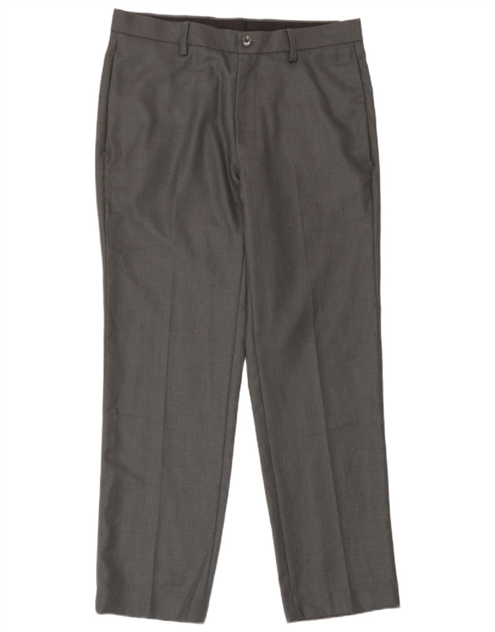 Marks & Spencer muške chino hlače kroja W32 L29 sivi poliester