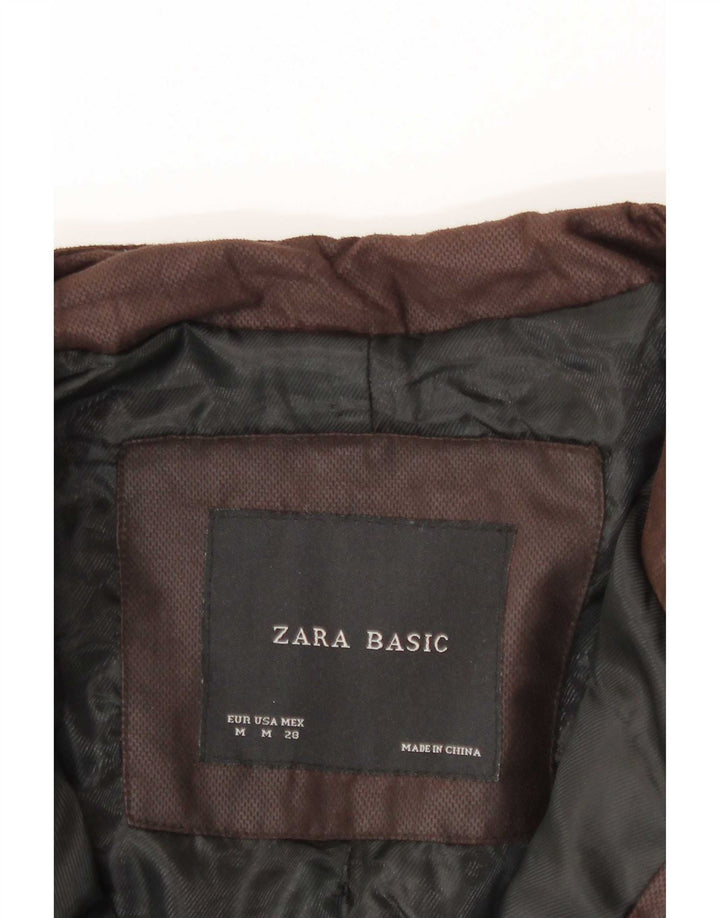 Zara ženska bomber jakna UK 12 srednje crna vuna riblja kost