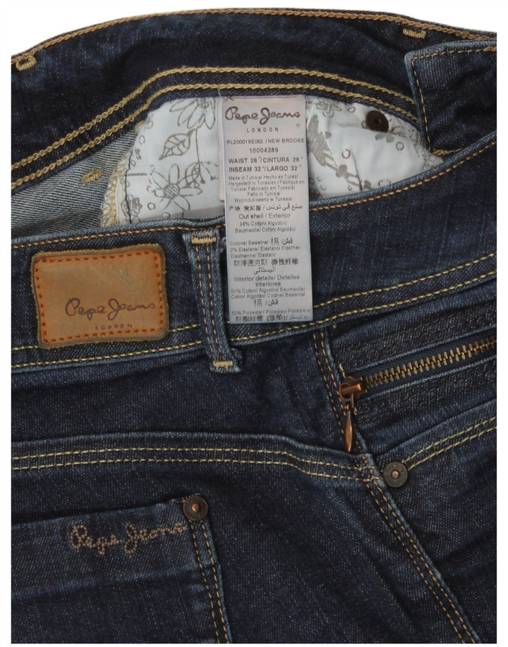 PEPE Jeans Ženske uske traperice W28 L32 Plavi pamuk