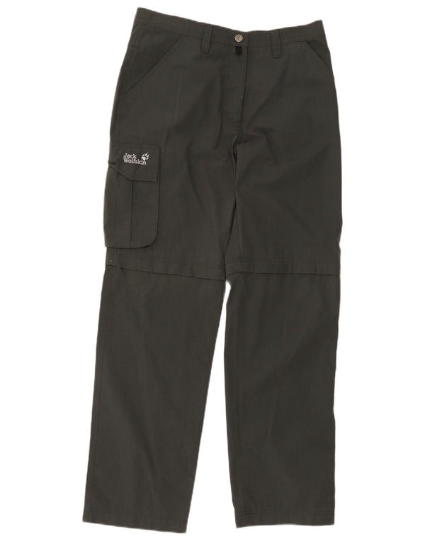 Jack Wolfskin Womens Straight Cargo Trousers EU 44 XL W32 L30 Green